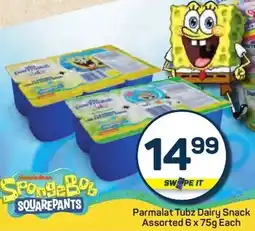 Pick n Pay Hypermarket Parmalat Tubz Dairy Snack Assorted offer