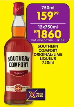 Shoprite Liquor Southern comfort original/ lime liqueur offer