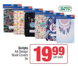 KwikSpar Scripto A4 Design Book Covers offer