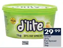 President Hyper D'Lite 37% Fat Spread Tub offer