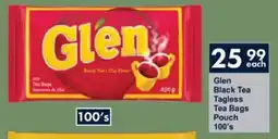 President Hyper Glen Black Tea Tagless Tea Bags Pouch offer