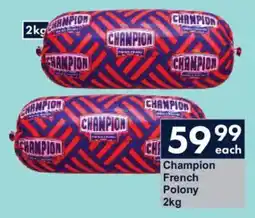 President Hyper Champion French Polony offer