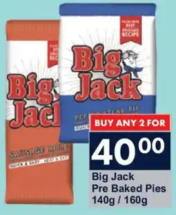 President Hyper Big Jack Pre Baked Pies offer