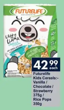 President Hyper Futurelife Kids Cereals Vanilla/ Chocolate/ Strawberry/ Rice Pops offer