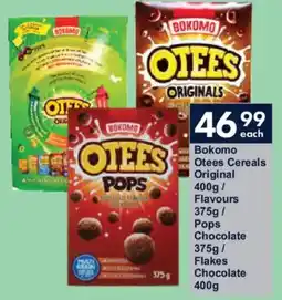 President Hyper Bokomo Otees Cereals Original/ Flavours/ Pops Chocolate/ Flakes Chocolate offer
