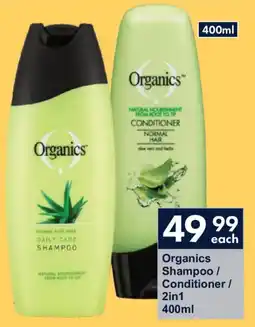 President Hyper Organics Shampoo/ Conditioner/ 2in1 offer