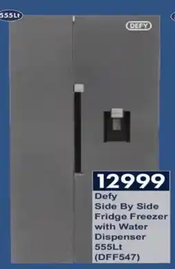 President Hyper Defy Side By Side Fridge Freezer with Water Dispenser offer