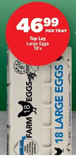 OK Foods Top Lay Large Eggs offer