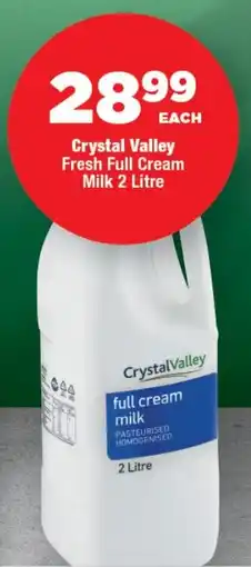 OK Foods Crystal Valley Fresh Full Cream Milk offer