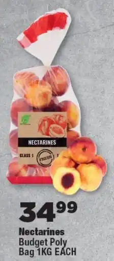 OK Foods Nectarines Budget Poly Bag offer
