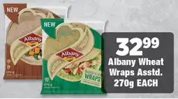 OK Foods Albany Wheat Wraps offer