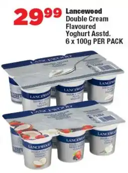 OK Foods Lancewood Double Cream Flavoured Yoghurt offer