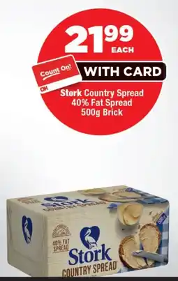 OK Foods Stork Country Spread 40% Fat Spread Brick offer
