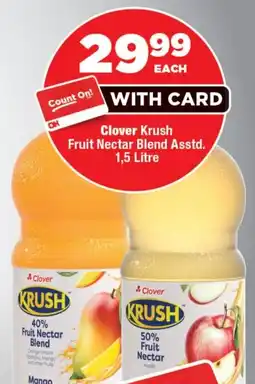 OK Foods Clover Krush Fruit Nectar Blend offer