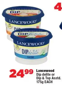 OK Foods Lancewood Dip delite or Dip & Top offer