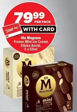 OK Foods Ola Magnum Frozen Mini Ice Cream Sticks offer