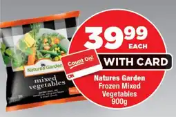 OK Foods Natures Garden Frozen Mixed Vegetables offer