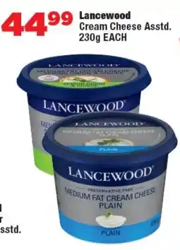 OK Foods Lancewood Cream Cheese offer