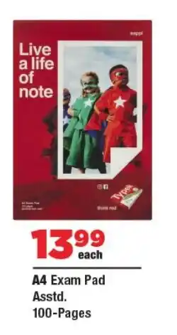 OK Foods A4 Exam Pad offer