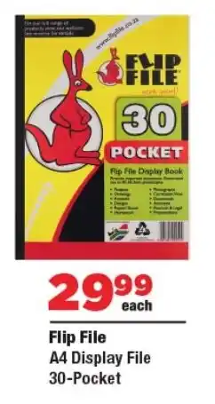 OK Foods Flip File A4 Display File 30-Pocket offer