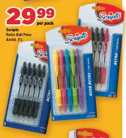 OK Foods Scripto Retro Ball Pens offer