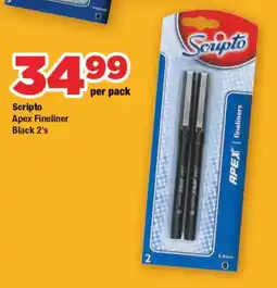 OK Foods Scripto Apex Fineliner Black offer