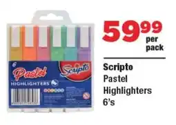 OK Foods Scripto Pastel Highlighters offer