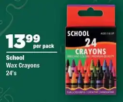 OK Foods School Wax Crayons offer