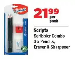 OK Foods Scripto Scribbler Combo Pencils, Eraser & Sharpener offer