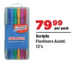 OK Foods Scripto Fineliners offer