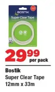 OK Foods Bostik Super Clear Tape offer