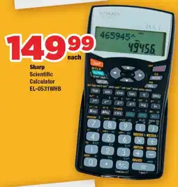 OK Foods Sharp Scientific Calculator EL-0531WHB offer