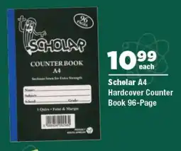 OK Foods Scholar A4 Hardcover Counter Book 96-Page offer