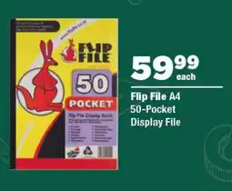OK Foods Flip File A4 50-Pocket Display File offer