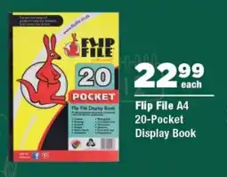 OK Foods Flip File A4 20-Pocket Display Book offer