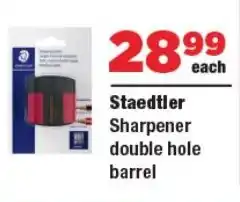 OK Foods Staedtler Sharpener double hole barrel offer