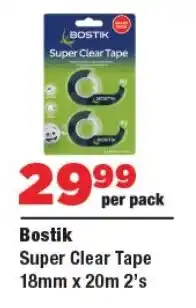 OK Foods Bostik Super Clear Tape offer