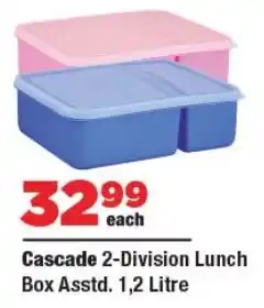 OK Foods Cascade 2-Division Lunch Box offer