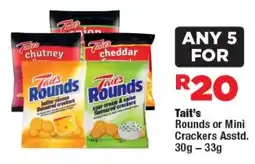 OK Foods Tait's Rounds or Mini Crackers offer