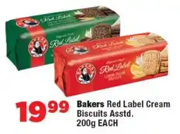 OK Foods Bakers Red Label Cream Biscuits offer