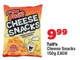 OK Foods Tait's Cheese Snacks offer