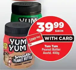 OK Foods Yum Yum Peanut Butter offer