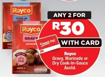 Royco Gravy, Marinade or Dry Cook-In-Sauce