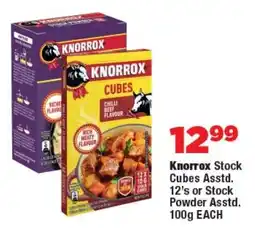 OK Foods Knorrox Stock Cubes or Stock Powder offer