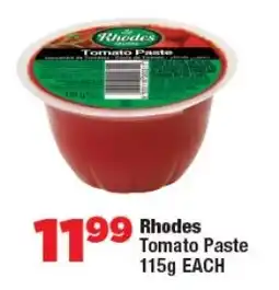 OK Foods Rhodes Tomato Paste offer