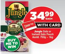 OK Foods Jungle Oats or Instant Oats Pouch offer