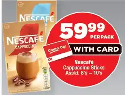 OK Foods Nescafé Cappuccino Sticks offer