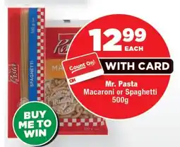 OK Foods Mr. Pasta Macaroni or Spaghetti offer