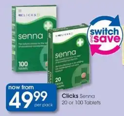 Clicks Clicks Senna Tablets offer