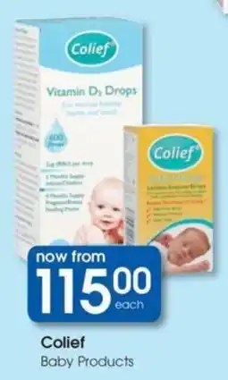 Clicks Colief Baby Products offer